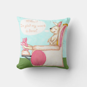 relaxing bunny pillow