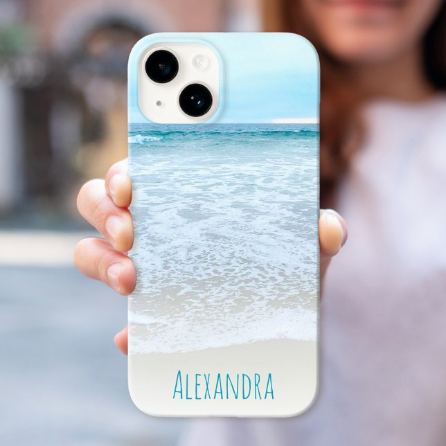 Relaxing California Ocean Beach Waves Photo Custom Case-Mate iPhone Case (Creator Uploaded)