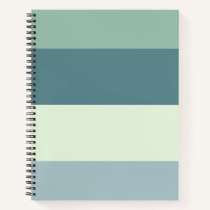 Relaxing Colors Stripes Notebook