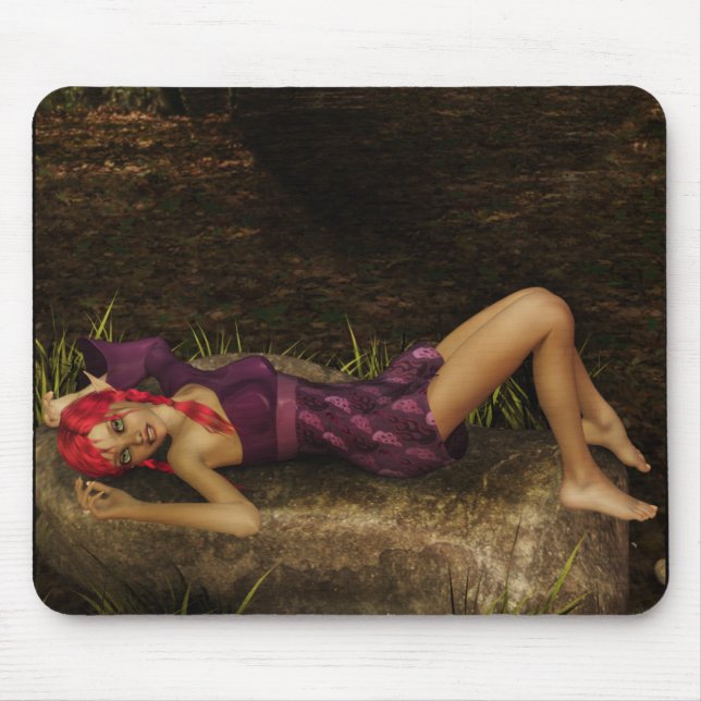 Relaxing Fairy Mousepad (Front)