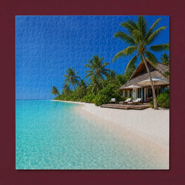 Relaxing Island Beach Jigsaw Puzzle (Creator Uploaded)