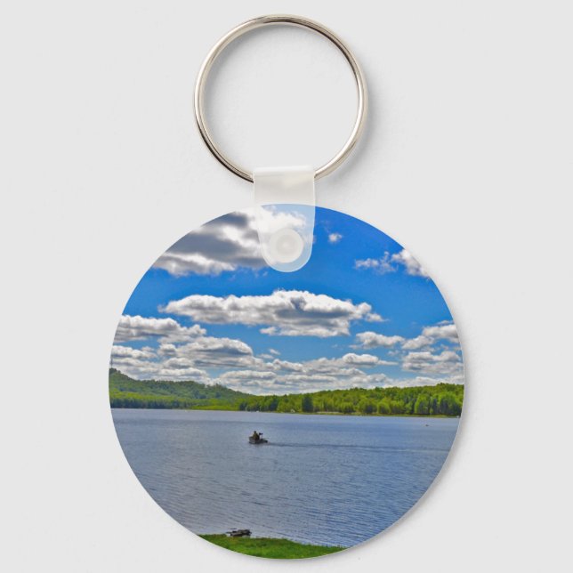 Relaxing Lake Keychain (Front)