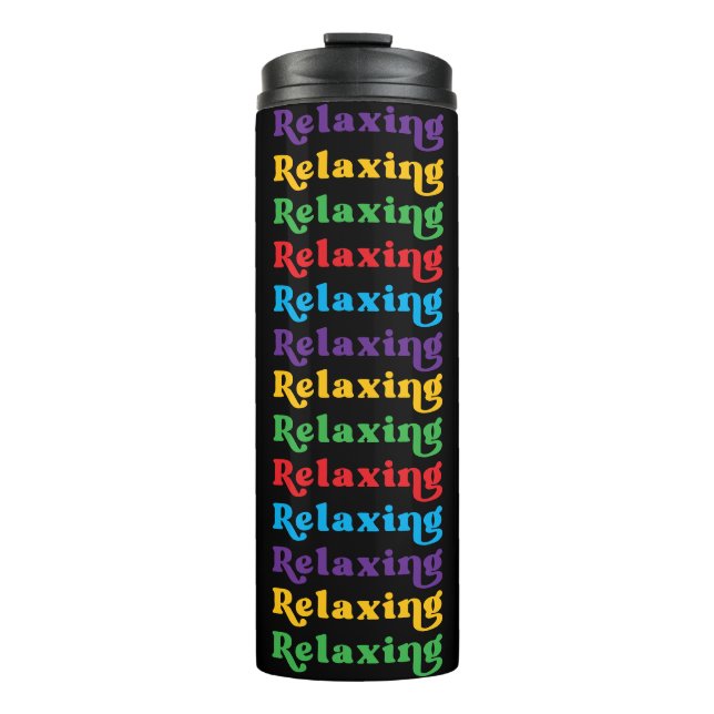 Relaxing, Multi-colour,  Thermal Tumbler (Front)