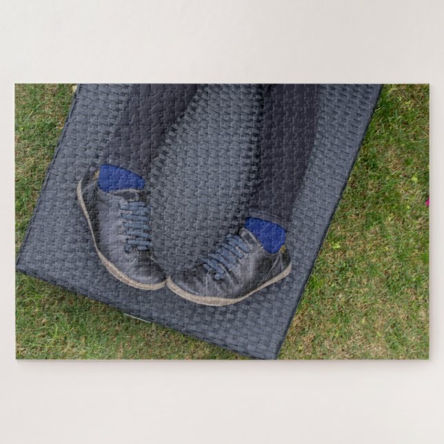 Relaxing on the Grass Jigsaw Puzzle (Horizontal)