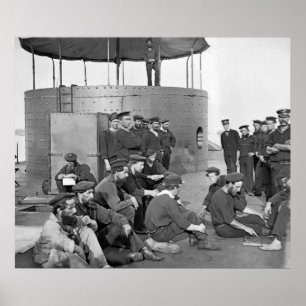 Relaxing on the Monitor Poster