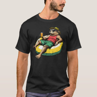Relaxing Otter Summer Vibes Chill Otter T-Shirt