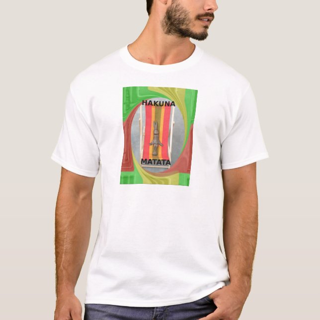 Relaxing Rabbit Vector Artwork Print Design T-Shirt (Front)