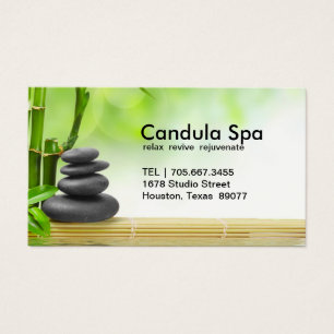 Relaxing Spa Business Card