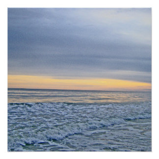 Relaxing Sunset by the Sea Poster