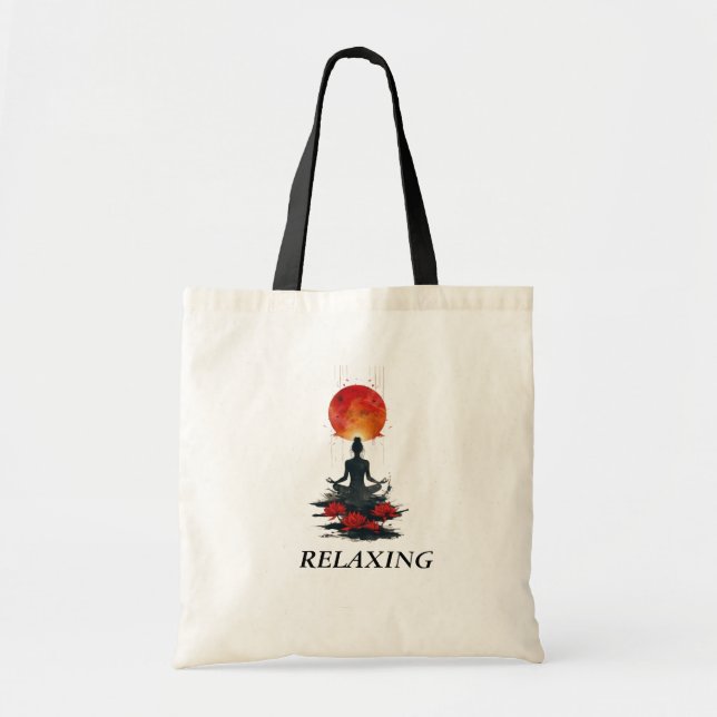 RELAXING VIBES TOTE BAG (Front)
