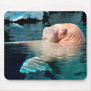 Relaxing Walrus Mouse Pad