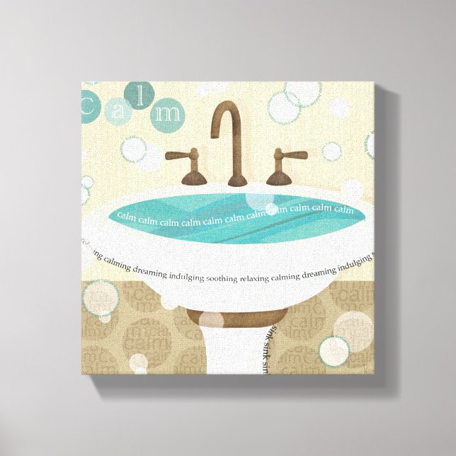 Relaxing Water Canvas Print (Front)