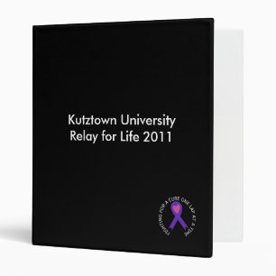 Relay for Life 2011 Binder