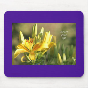 Relay For Life-Never Give Up Gifts-Cancer Survivor Mouse Pad