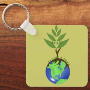 ReLeaf Plant A Tree Keychain