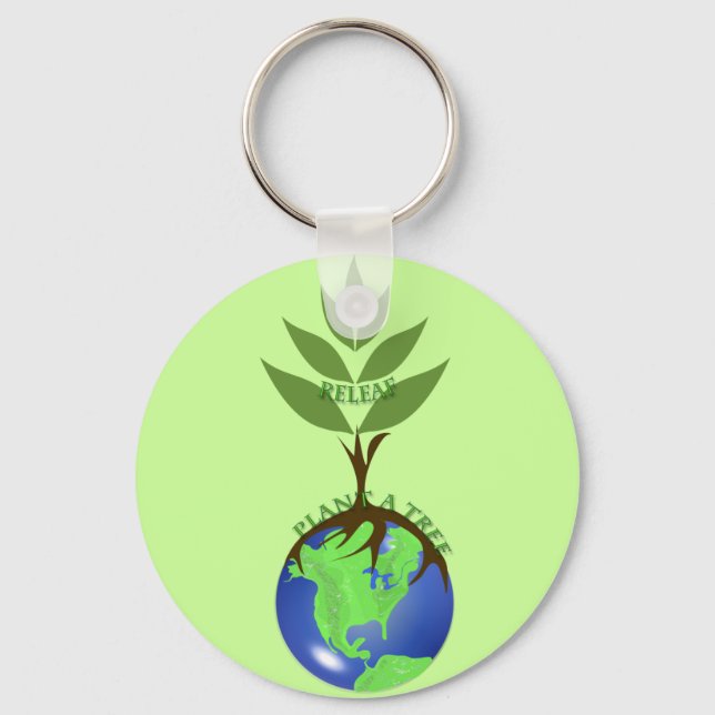 ReLeaf Plant A Tree Keychain (Front)