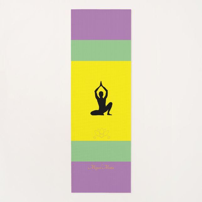  Release of calm and serenity Yoga Mat (Front)