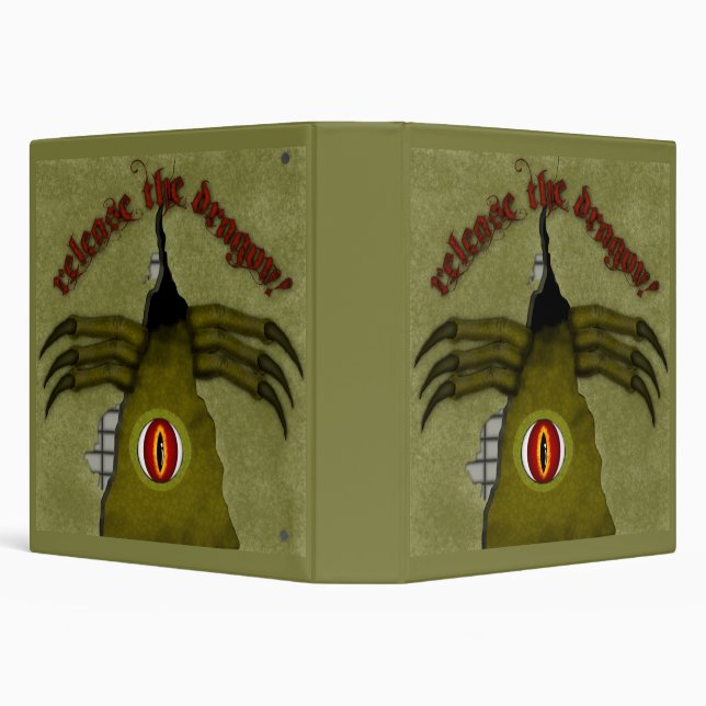 Release The Dragon! Digital Art Binder (Background)