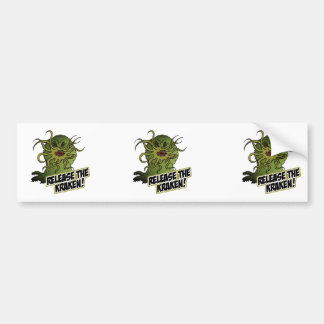 release the kraken bumper sticker