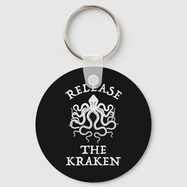 Release The Kraken Keychain (Front)