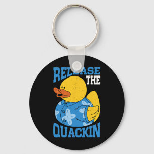 Release The Quackin Gym Bodybuilding -  Keychain