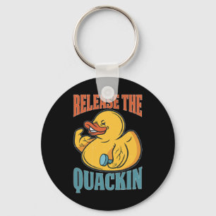 Release The Quackin Gym Bodybuilding  Keychain