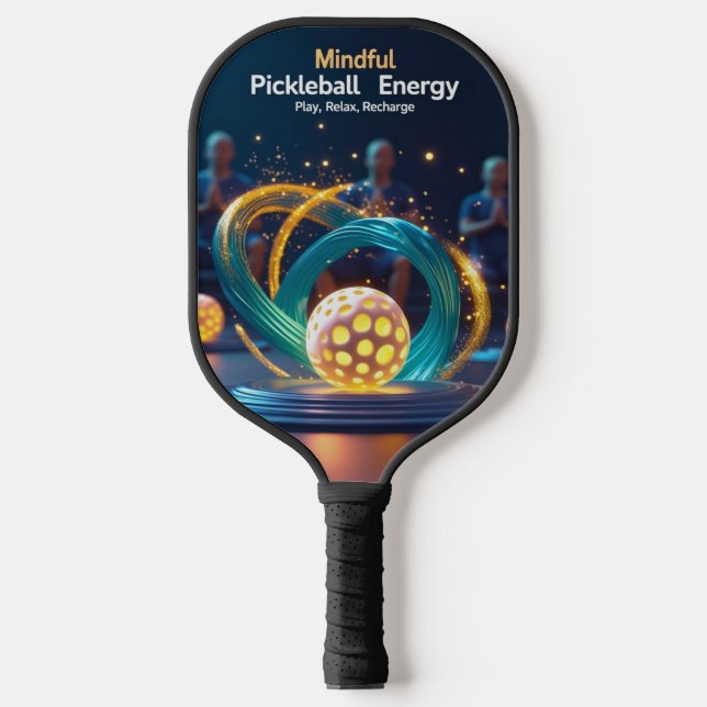 Release the Stress – Pickleball Energy Paddle (Front)