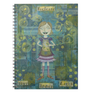 Release Your Inner Light Art Notebook