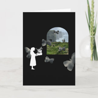 Releasing Butterflies Cliffs of Moher Note Card