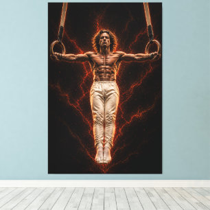 Relentless Balance – Iron Cross Power Canvas Print