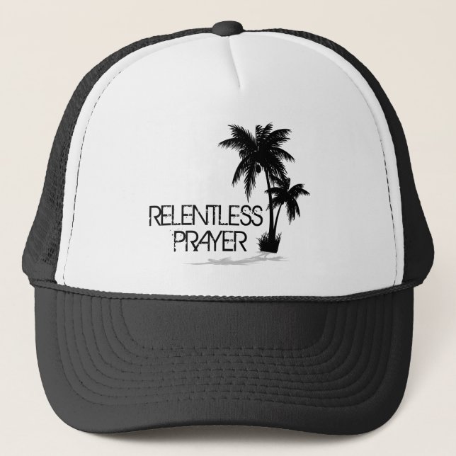 Relentless Designs Relentless Prayer Trucker Hat (Front)