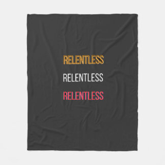 RelentlessT-Shirt Fleece Blanket