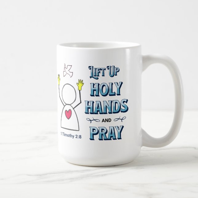 RELEVER SAINTE MAINS CAFÉ MUG (Droite)
