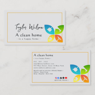 Reliable Cleaning Business Card