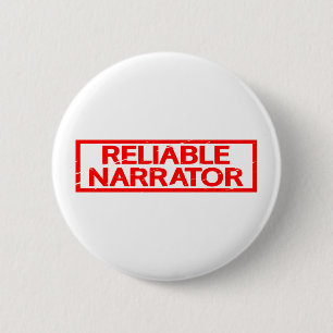 Reliable Narrator Stamp 2 Inch Round Button