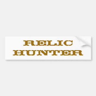 Relic Hunter Bumper Sticker