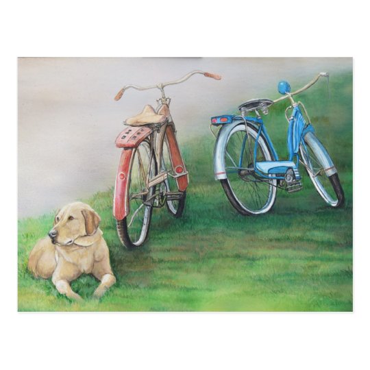 Relics Original Dog Art Postcard