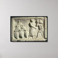 Relief depicting a delivery of wine