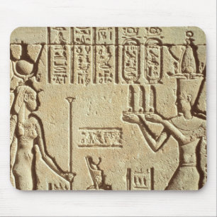 Relief depicting a pharaoh mouse pad