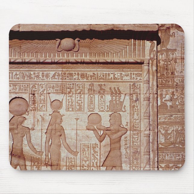 Relief depicting a pharaoh mouse pad (Front)