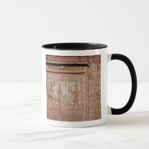Relief depicting a pharaoh mug