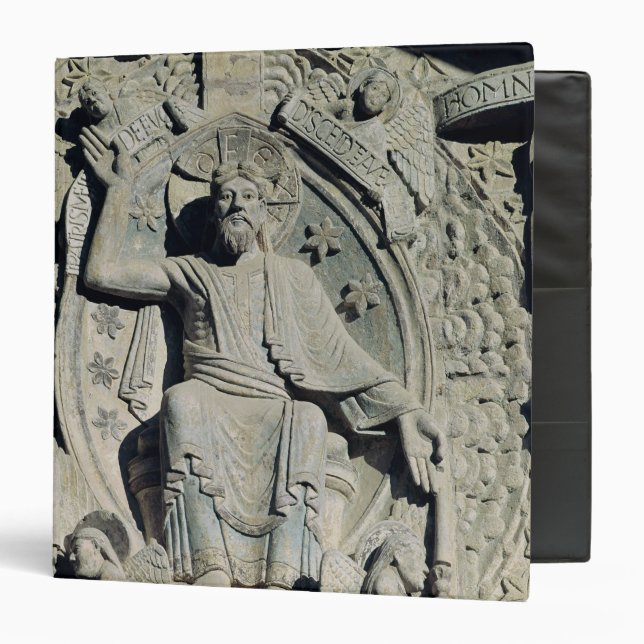 Relief depicting Christ in Glory Binder (Front/Inside)