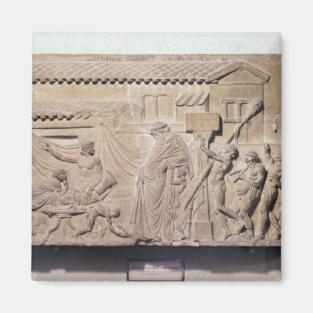 Relief depicting Dionysus at the home of Magnet (Front)