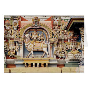 Relief depicting Shiva and Parvati riding