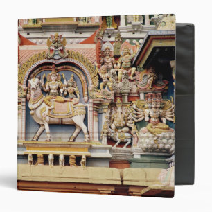 Relief depicting Shiva and Parvati riding Binder