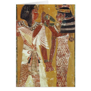 Relief depicting the Goddess Hathor placing