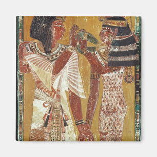 Relief depicting the Goddess Hathor placing Magnet