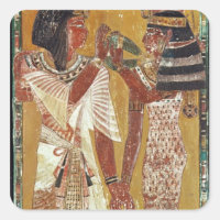 Relief depicting the Goddess Hathor placing