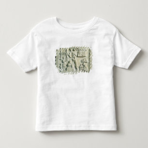 Relief depicting the interior of a forge toddler t-shirt