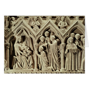 Relief depicting the Presentation of the Monks